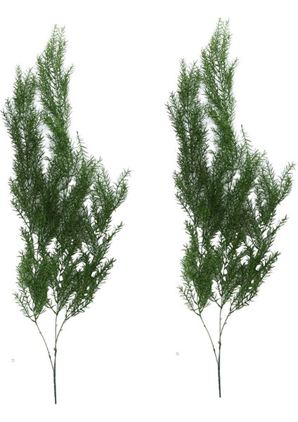 2 Adet 105 cm Simülasyon Yapraklar Hisset Çam Iğneleri Duvar Asılı Rattan Simülasyon Çiçek Mini Manzara Iç Mekan Bitki Duvar (Yurt Dışından)