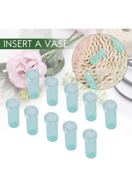 200 Adet Gül Çiçek Su Tüpleri Plastik Çiçek Besin Şişeleri Çiçek Düzenlemeleri Düğün Parti Olay Hediyeler Için 4 cm (Yurt Dışından)