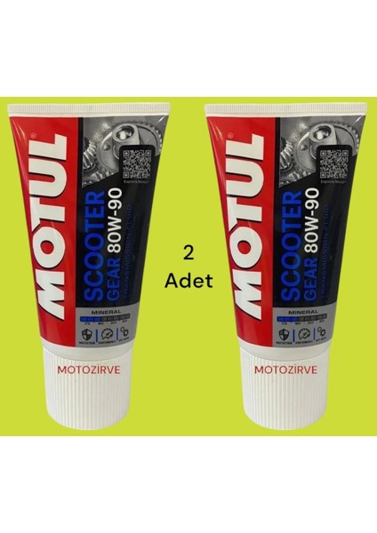 Motosiklet Şanzıman Yağı Motul Scooter Gear 80W-90 150 ml (2 Adet)