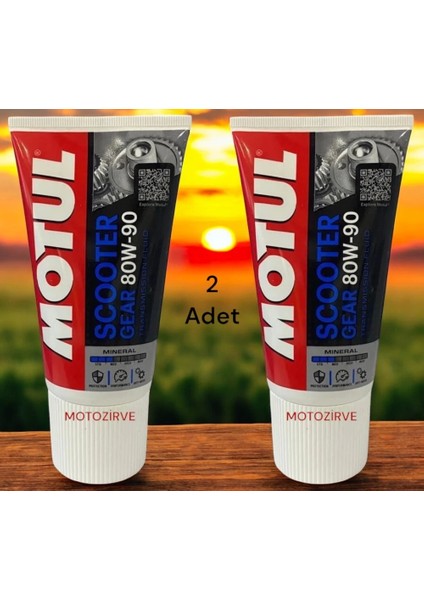 Motosiklet Şanzıman Yağı Motul Scooter Gear 80W-90 150 ml (2 Adet)