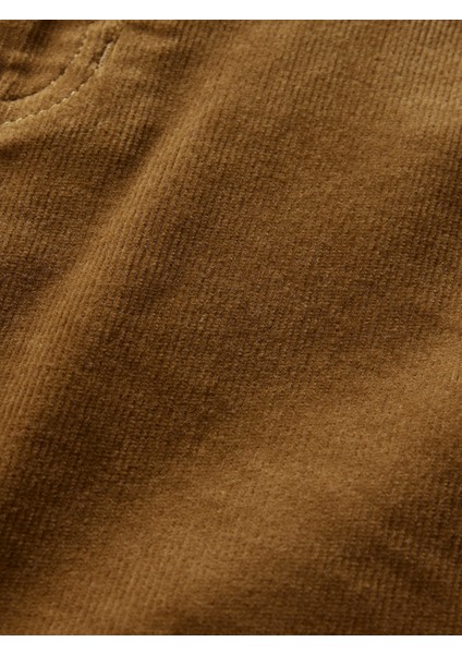 Kız Çocuk Kahverengi Kadife Mini Etek fiyatları