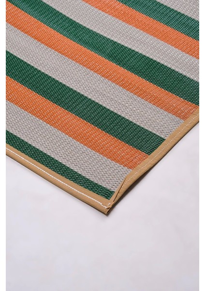 Plastik Halı Katlanabilir Çift Taraflı Plaj Kamp Piknik Balkon Hasır Mat Savan Karavan Halısı Kilim