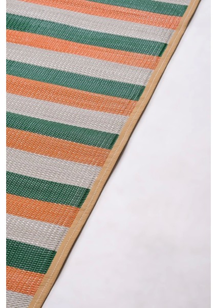 Plastik Halı Katlanabilir Çift Taraflı Plaj Kamp Piknik Balkon Hasır Mat Savan Karavan Halısı Kilim