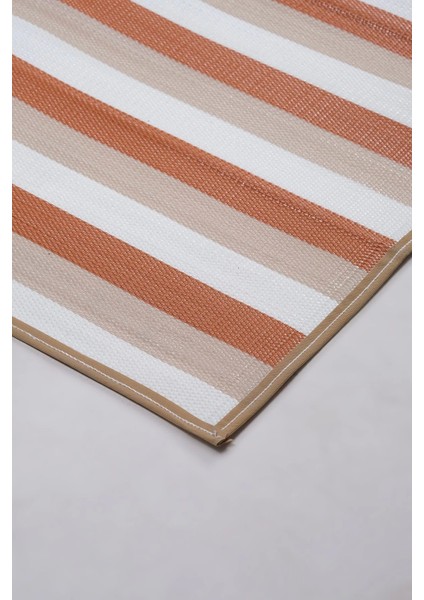 Plastik Hasır Katlanabilir Çift Taraflı Plaj Kamp Piknik Balkon Mat Halı Savan Karavan Halısı Kilim