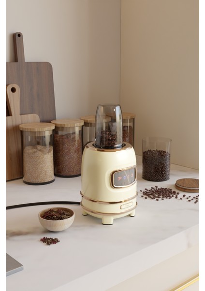 FR-BL01 Retroblend Öğütücülü Smoothie Şişeli Retro Blender Seti