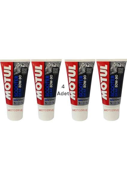 Scooter Gear Şanzıman Yağı 80W-90 150 ml (4 Adet)