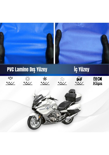 Bmw K 1600 Gtl Motosiklet Brandası Su Geçirmez Branda Mavi Branda Motor Branda