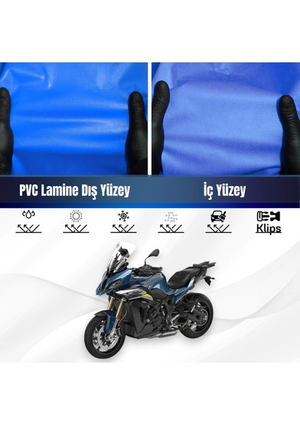 Bmw S 1000 Xr Motosiklet Brandası Su Geçirmez Branda Mavi Branda Motor Branda