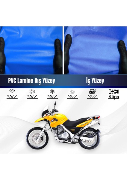 Bmw F 650 Motosiklet Brandası Su Geçirmez Branda Mavi Branda Motor Branda