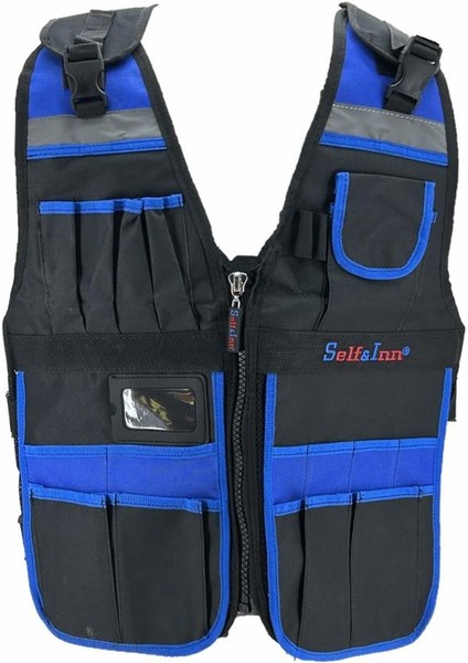 Elektrikçi Tekniker Inşaatçı Alet ve Takım Yeleği Vücut Çantası