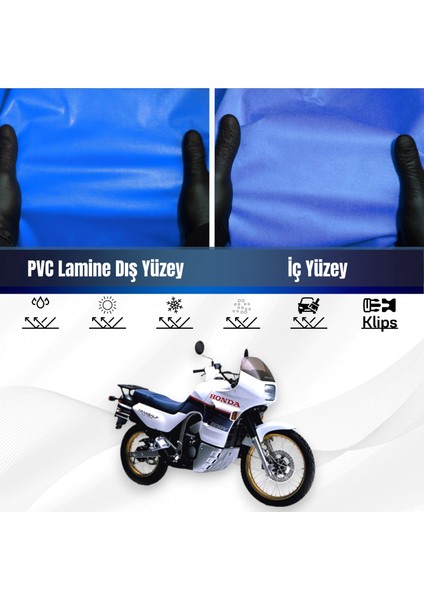 Honda Xl 600 Transalp Motosiklet Brandası Su Geçirmez Branda Mavi Branda Motor Branda