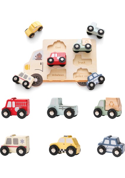 Çocuk Bulmacaları Ahşap Bebek Oyuncakları Montessori 3D Bulmaca Oyuncakları Bebekler Için Eğitici Oyuncaklar Bulmaca Çocuk 2 Yaş Arabalar Maç Tahtası Bulmaca (Yurt Dışından) fiyatları
