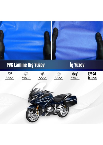Bmw R 1250 Rt Motosiklet Brandası Su Geçirmez Branda Mavi Branda Motor Branda