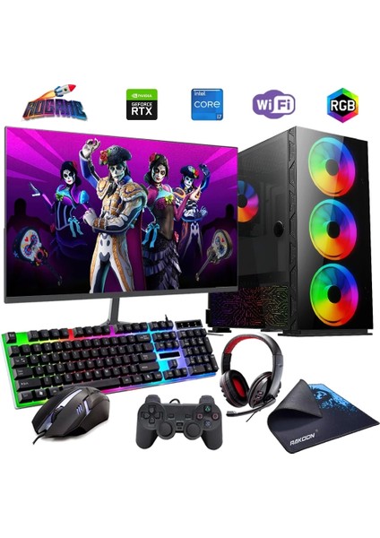 I7 12700F 32GB Ddr4 1tb M2 8gb RTX3050 27" 165Hz Monitörlü (Gaming Set)