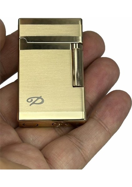 Vindiesel Dupont Tarz Gazlı Çakmak Altın