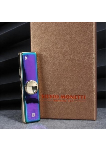 Çarklı USB SM680 Şarjlı Elektronik Çakmak Renkli