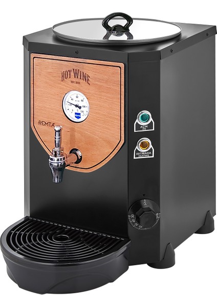 Profesyonel Şarap Isıtıcı Siyah 9 Lt - DE12(L)