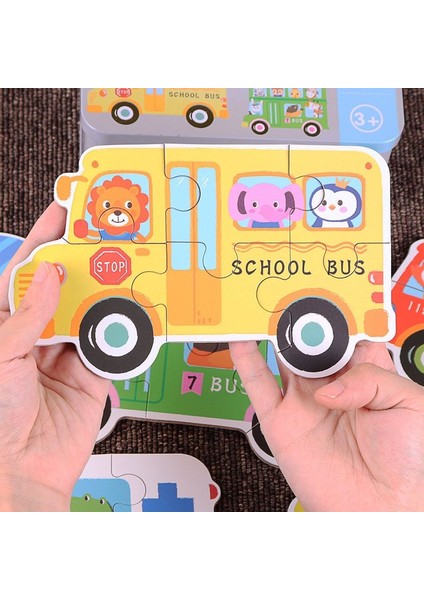 Bebek Bulmaca Montessori Eğitici Oyuncaklar Ahşap Bulmaca Oyunları Demir Kutu Çocuklar Çocuklar Için Hayvan Ahşap Bulmacalar 2 3 4 Yaş (Yurt Dışından) fırsatları