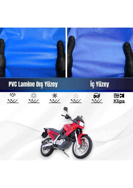 Bmw F 650 St Motosiklet Brandası Su Geçirmez Branda Mavi Branda Motor Branda