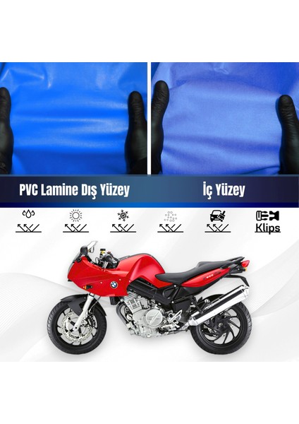 Bmw F 800 S Motosiklet Brandası Su Geçirmez Branda Mavi Branda Motor Branda