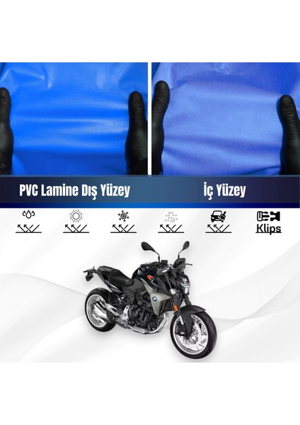 Bmw F 900 R Motosiklet Brandası Su Geçirmez Branda Mavi Branda Motor Branda