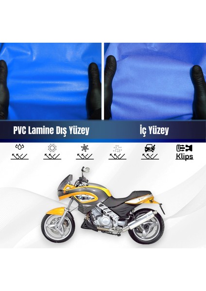 Bmw F 650 Cs Motosiklet Brandası Su Geçirmez Branda Mavi Branda Motor Branda