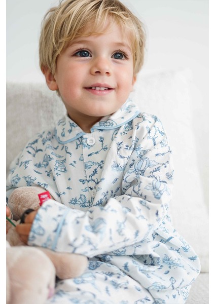 Pijama Takımı - Toile De Jouy / Mavi fiyatları