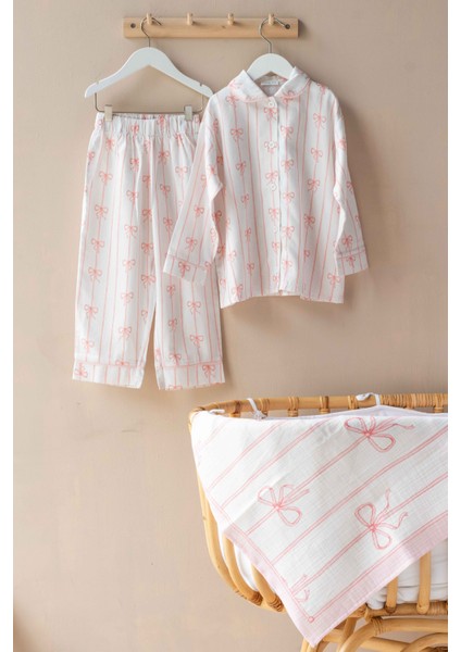 Pijama Takımı - Kurdele / Pembe
