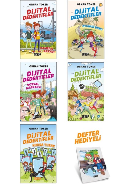 Dijital Dedektifler 5. Kitap + Defter - Orhan Toker
