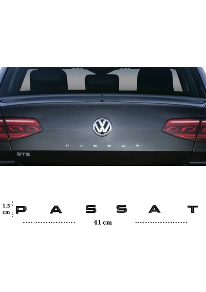Bagaj arması Siyah Passat / YACI156-S