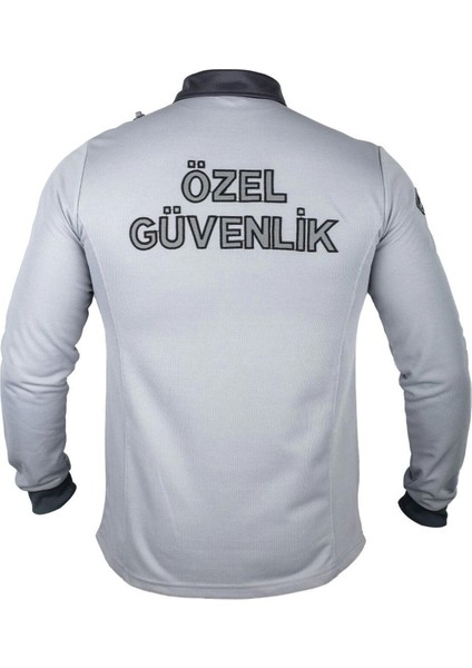 Özel Güvenlik Uzun Kollu Şardonlu Tişört