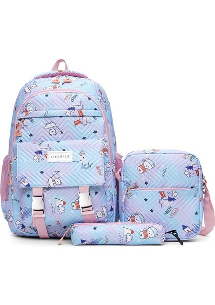 Büyük Kapasiteli Sırt Çantası 3 Parçalı Set (Yurt Dışından)