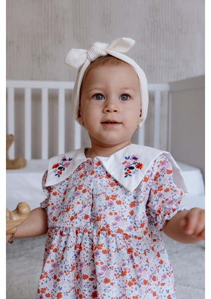 Kız Bebek Elbisesi - Minik Çiçekler / Kırmızı fırsatları