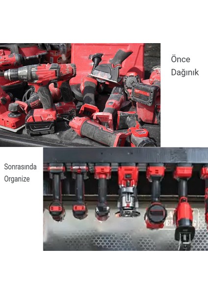 Milwaukee M18 Aletler Için 5'li Paket Alet Tutucu Bağlantıları, Dewalt 20V, 12V Matkap Standları, Kancalara Da Uyar (Yurt Dışından)