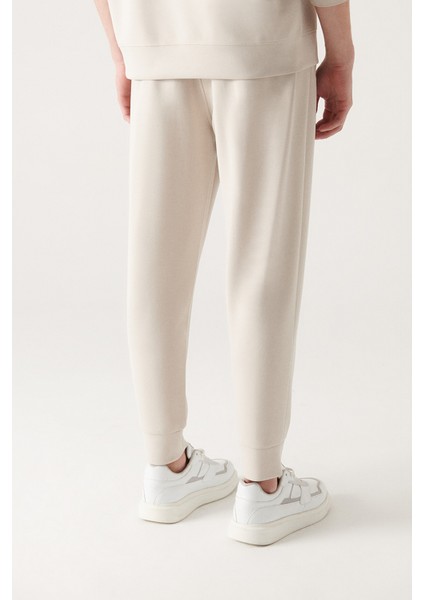 Erkek Bej Soft Touch Regular Fit Jogger Eşofman Altı A22y3435 fırsatları