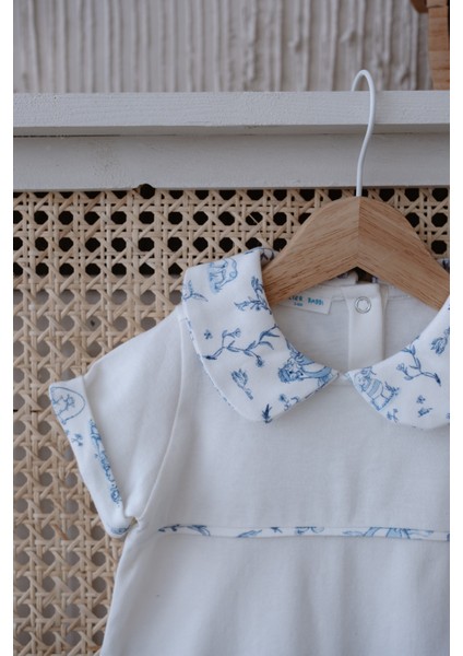 Romper - Toile De Jouy / Mavi fiyatları