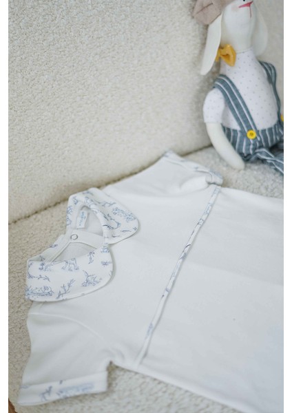 Romper - Toile De Jouy / Mavi indirimleri