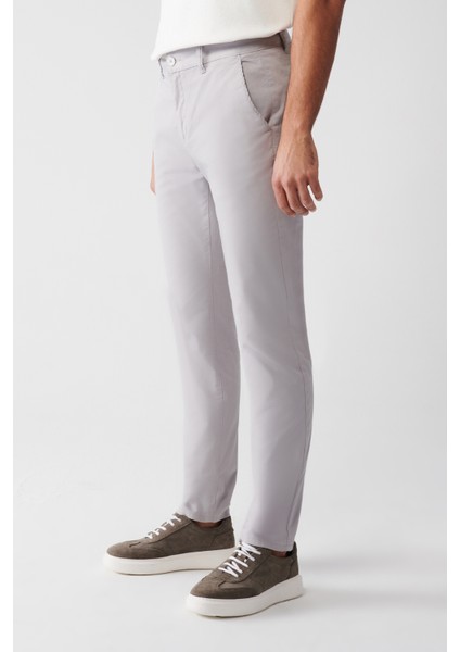 Erkek Taş Esnek Chino Kanvas Slim Fit Pantolon B003002 modelleri