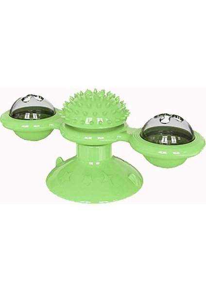 Yel Değirmeni Kedi Oyuncak Interaktif Pet Oyuncaklar Kediler Için Bulmaca Kedi Oyunu Oyuncak Whirligig Turntable ile (Yurt Dışından)