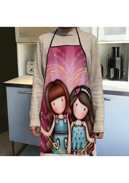 Özel Stil 68X95CM Santoro Gorjuss Kız Önlük Ev Kahve Temizliği Önlükleri Anti-Kir Mutfak Aksesuarları Erkek Kadın Cm,cm (Yurt Dışından) fırsatları