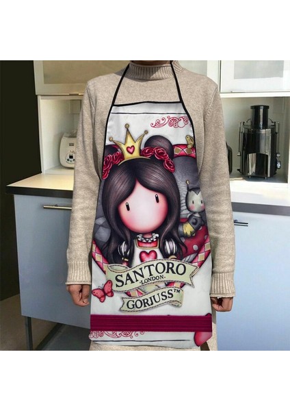Özel Stil 68X95CM Santoro Gorjuss Kız Önlük Ev Kahve Temizliği Önlükleri Anti-Kir Mutfak Aksesuarları Erkek Kadın Cm,cm (Yurt Dışından) indirimleri