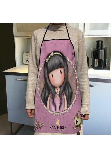 NO.23029 Tarzı 50X75CM Özel Tasarım Santoro Gorjuss Anime Kız 05 Önlük Ev Temizlik Önlükleri Anti-Kir Mutfak Aksesuarları Cm,c (Yurt Dışından) modelleri