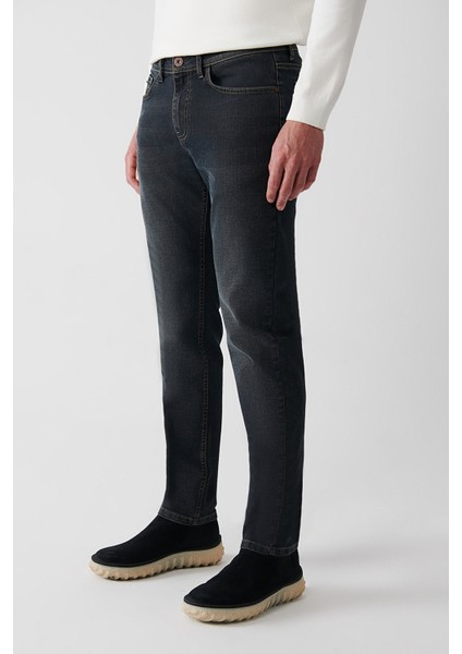 Erkek Antrasit Eskitme Yıkamalı Pantolon A32Y3506 modelleri