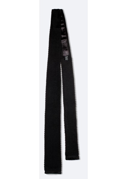Erkek Siyah Mikrofiber Örgü Kravat A32y9900 fiyatları