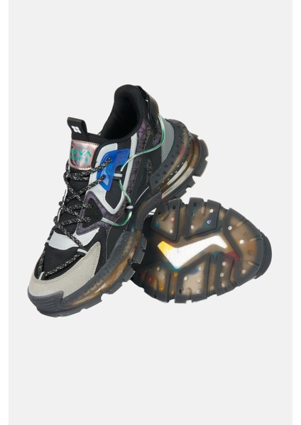 Erkek Siyah Esnek Taban Sneaker Ayakkabı A32y8000