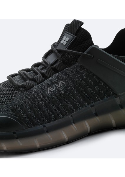 Erkek Siyah Esnek Taban Sneaker Ayakkabı A32y8002