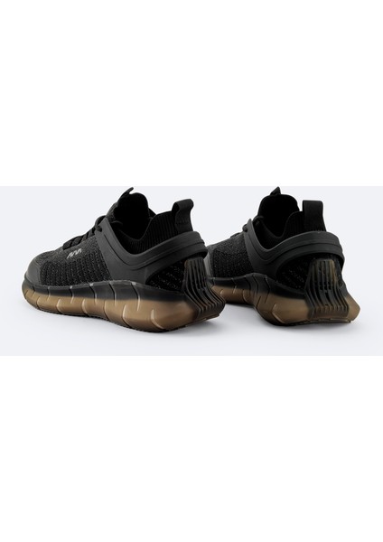 Erkek Siyah Esnek Taban Sneaker Ayakkabı A32y8002