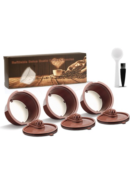 Kapsül Tarzı Icafilas Kapsül Adaptörü Orijinal Kapsüller Tutucuya Dönüştürme Dolce Gusto Krema Makinesi ile Uyumlu Yeniden Kullanılabilir Cof Ware Pod (Yurt Dışından)