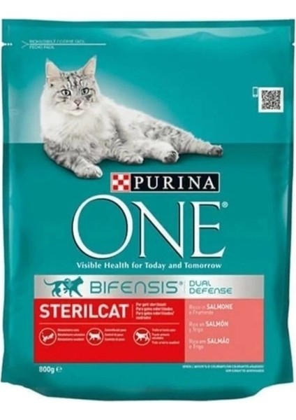 Purina One Somon ve Buğdaylı Kısırlaştırılmış Yetişkin Kedi Maması 800GR.