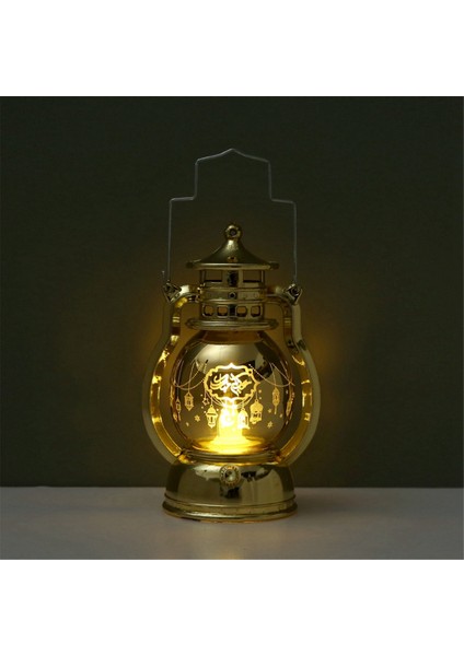 Ramazan LED Fener Işığı Bayram Dekorasyonu Ev Islami Müslüman Festivali Partisi Ramazan Kareem Dekoru D (Yurt Dışından)